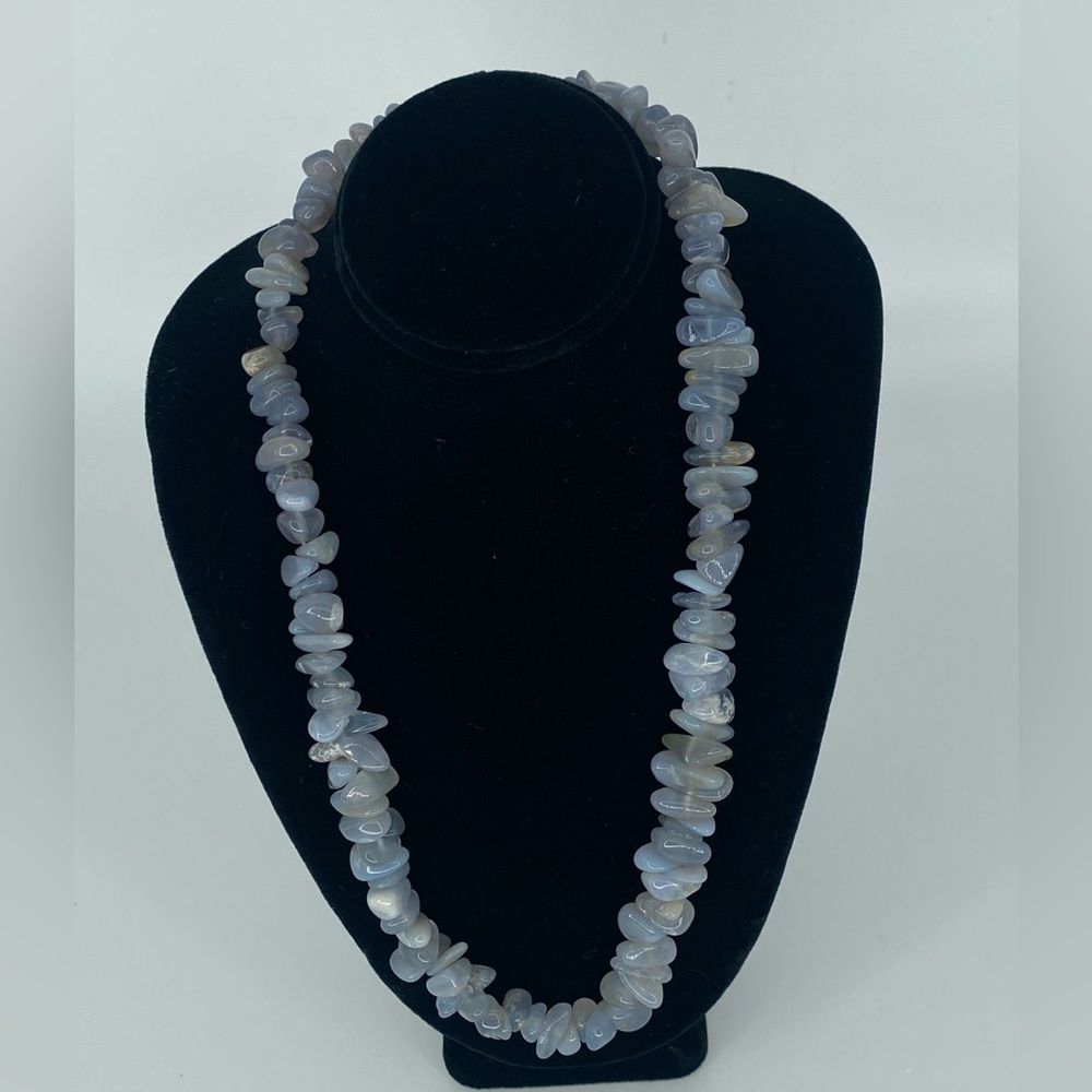 Blue Chalcedony Necklace